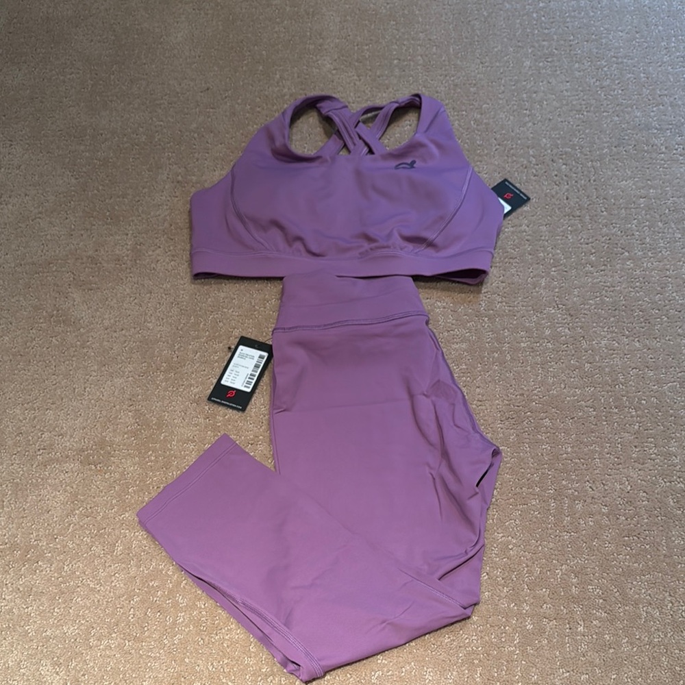 Purple Peloton Athletic Set